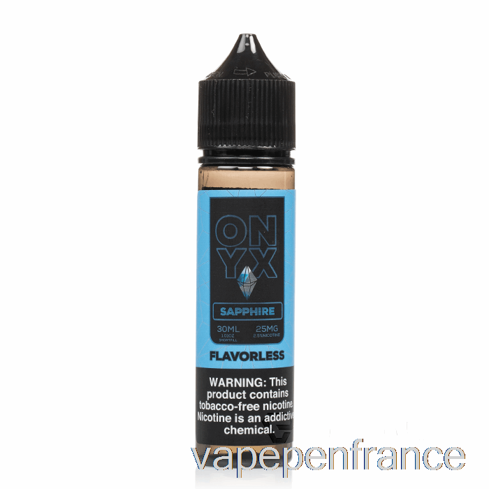 Saphir Onyx - Sels Puissants - Stylo Vape 30 Ml 25 Mg